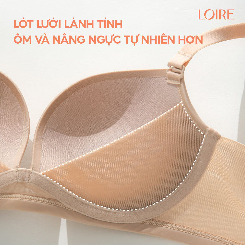 Áo Ngực Push Up Loire Không Gọng Đệm 1.5cm Có Lưới Định Hình V1 Loirechic AL250728
