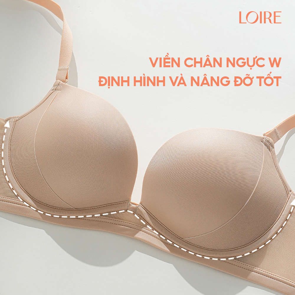 Áo Ngực Push Up Loire Không Gọng Đệm 1.5cm Có Lưới Định Hình V1 Loirechic AL250728