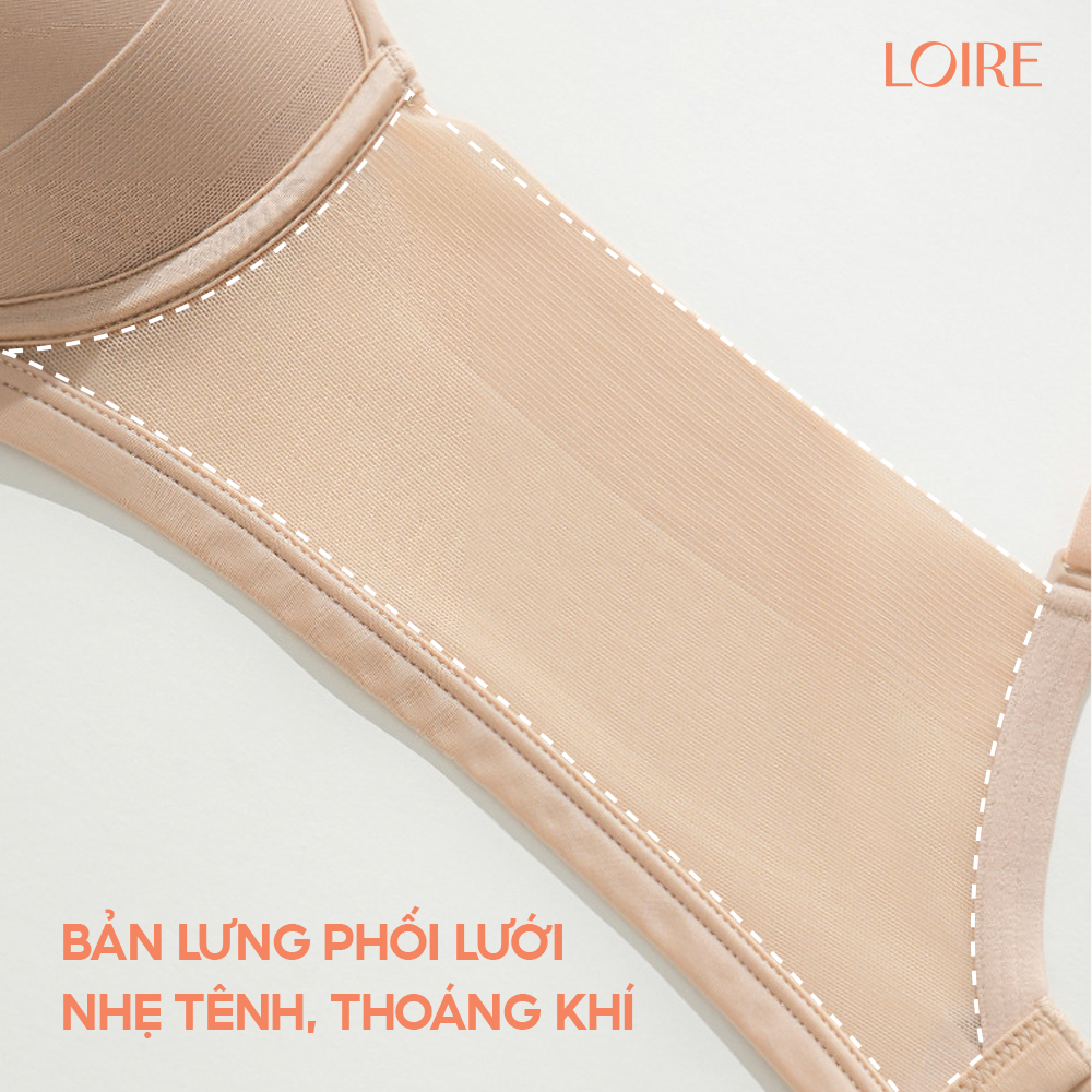 Áo Ngực Push Up Loire Không Gọng Đệm 1.5cm Có Lưới Định Hình V1 Loirechic AL250728