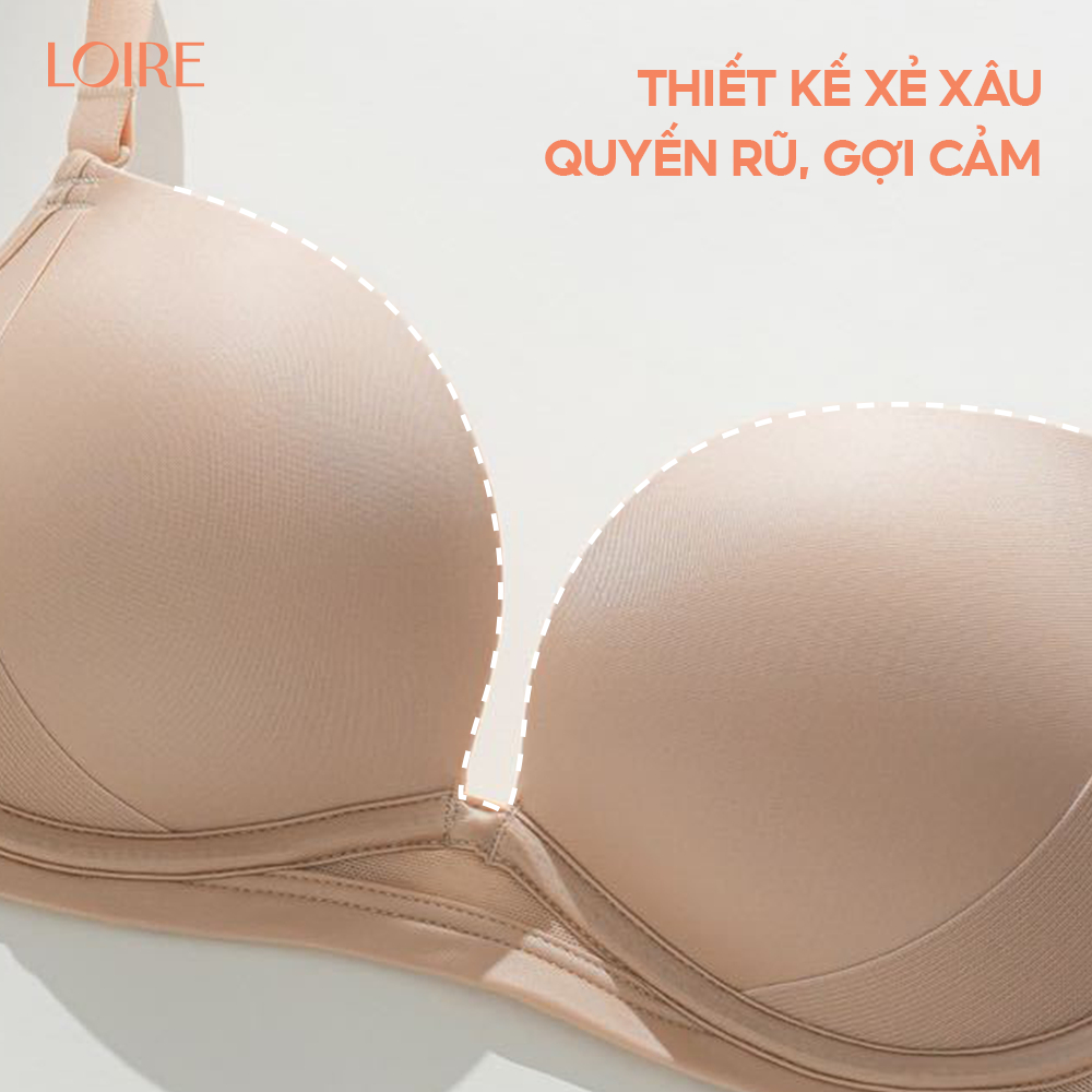 Áo Ngực Push Up Loire Không Gọng Đệm 1.5cm Có Lưới Định Hình V1 Loirechic AL250728