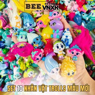 Set 10 mô hình nhân vật phim Trolls mùa mới - Nhiều mẫu mini xuất dư chính hãng không trùng BEE VNXK