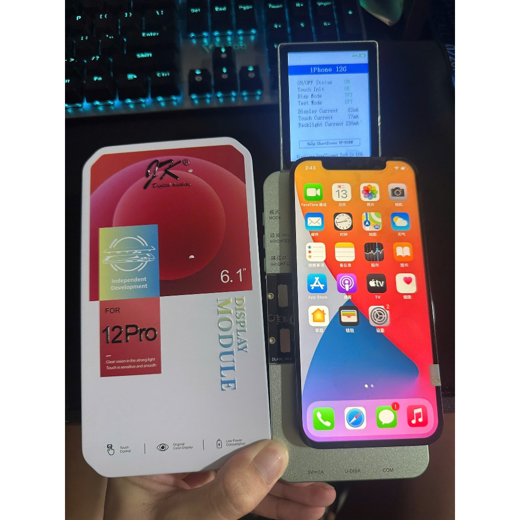 Màn Hình JK  Ép Được Kính, Phôi Dẻo,Màn Được Test Kỹ , Hiển Thị Đẹp . Dùng Từ X Đến 15pm , Màn Chất Bảo Hành 6 Tháng | BigBuy360 - bigbuy360.vn