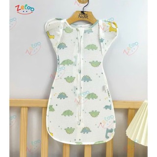 Nhộng chũn thông hơi thiết kế tay mở Hãng Zeloo chất liệu mềm mịn, thoáng, co giãn