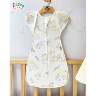 Nhộng chũn thông hơi thiết kế tay mở Hãng Zeloo chất liệu mềm mịn, thoáng, co giãn