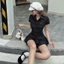 ÁO SƠ MI KAKI COOKIE CÓ DÂY THẮT EO PHÍA SAU FFCLUB MIX