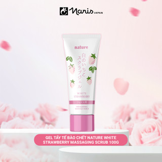Gel tẩy tế bào chết Nature White Strawberry Massaging Scrub 100g