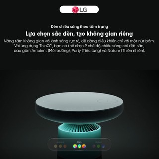 Máy lọc không khí kèm Loa LG PuriCare Aero Speaker AS20GSHU0.ABAE, Diện tích lọc 19.8m² Bảo Hành Chính Hãng 12 Tháng