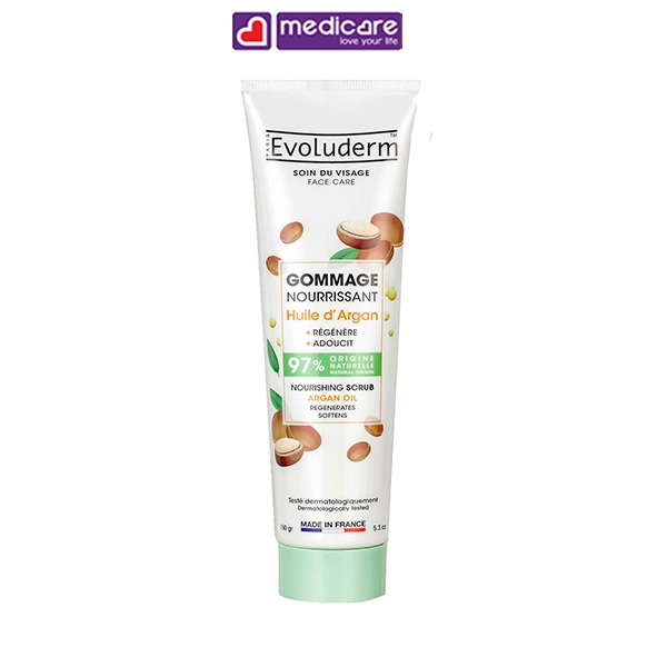 Kem tẩy tế bào chết EVOLUDERM dành cho da mặt 150g