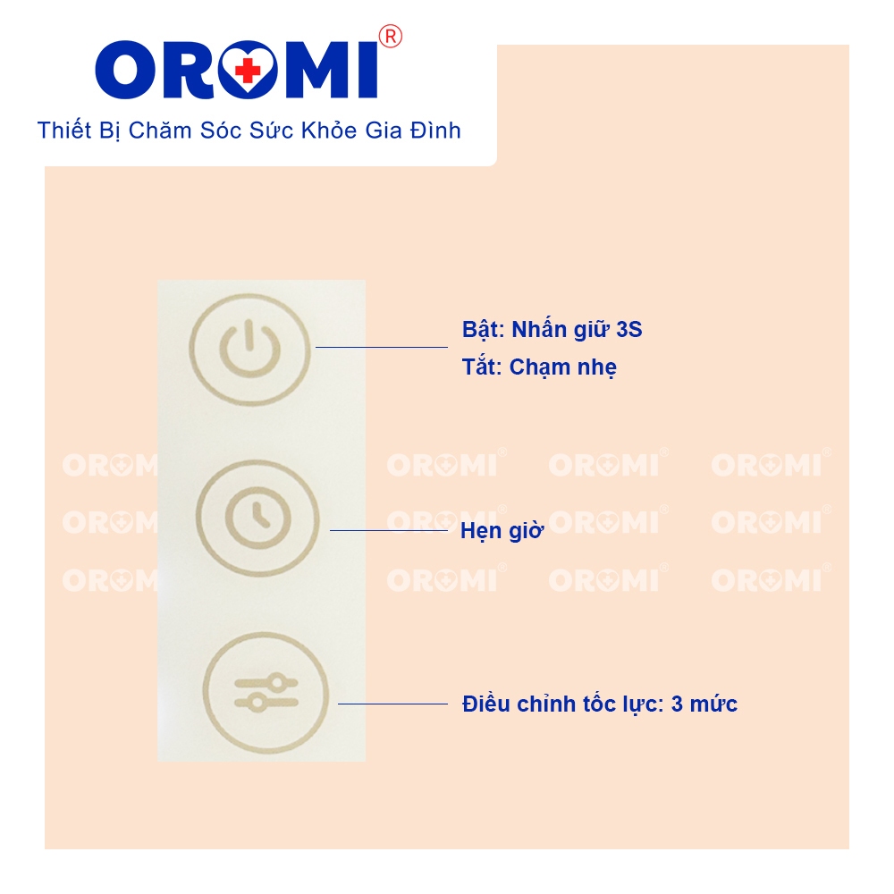 Máy xông khí dung OROMI AXD-305 - Máy khí dung có tích hợp Pin