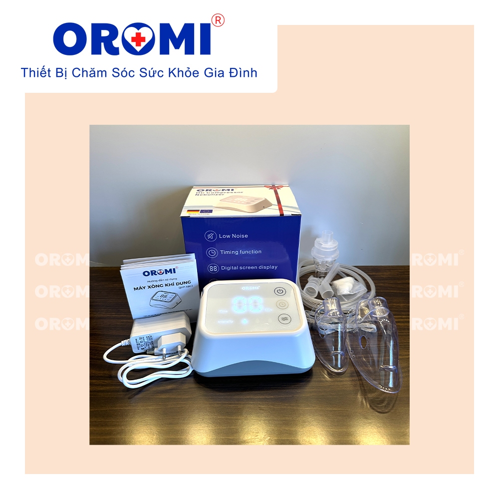 Máy xông khí dung OROMI AXD-305 - Máy khí dung có tích hợp Pin