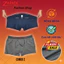 Quần lót nam Boxer ZAPATA vải Bamboo cao cấp, kháng khuẩn, co giãn 4 chiều