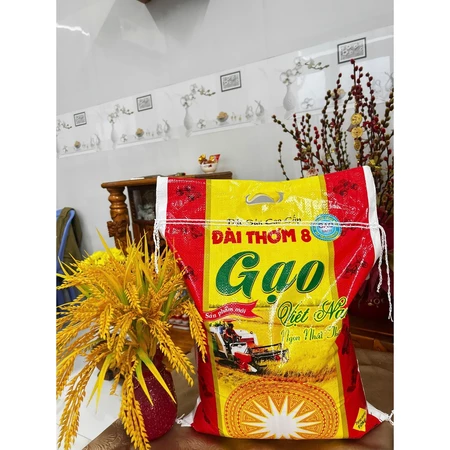 Gạo Nàng Hoa Chợ Đào (Đài Thơm 8) – Dẻo Mềm, Thơm Ngon, Cơm Ngọt Tự Nhiên|Gạo Giá Gốc Tại Nhà Máy