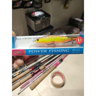 Mồi Câu lure Tsurinoya DW201 98mm 10g câu chẽm nhồng mú cá hồng măng chét..vvLặng max 2.2 mét