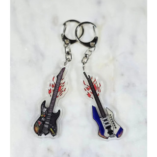 CP2077 Inspired Guitar Charms - Johnny's Orphean and Kerry's Guitar
