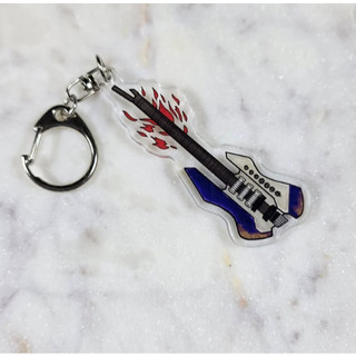 CP2077 Inspired Guitar Charms - Johnny's Orphean and Kerry's Guitar