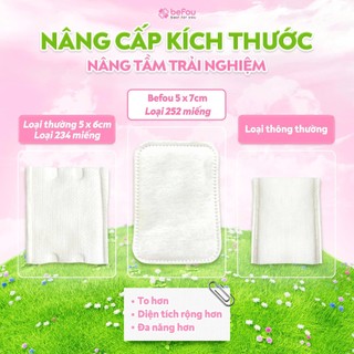 Bông Tẩy Trang Befou 150 Miếng Tròn