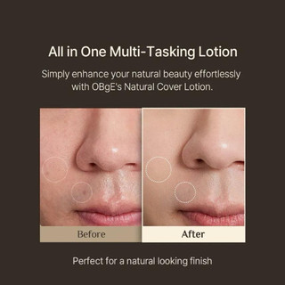 Kem nền OBGE Natural Cover Foundation SPF50+ PA++++ 13g