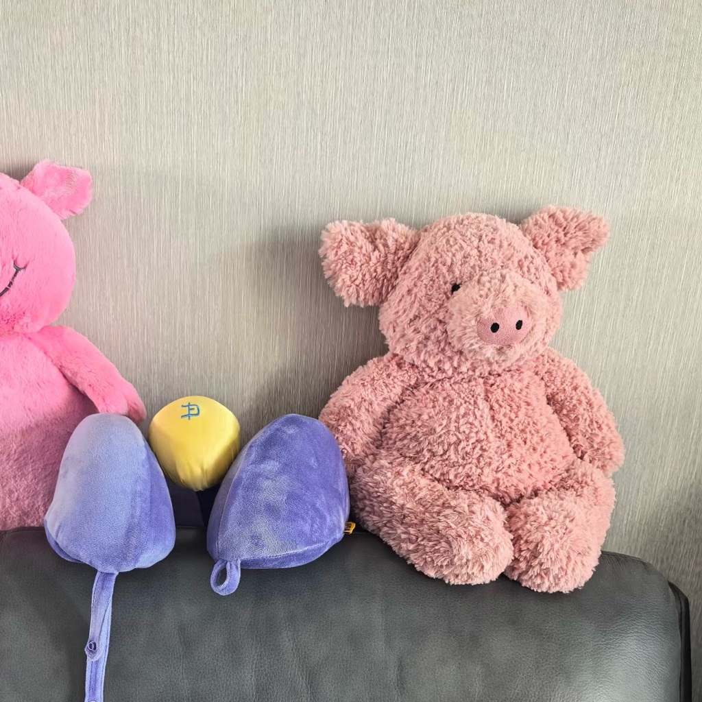 Gấu Thú Bông Heo Hồng Pijama Sleepy Ngủ Ngon Bỉm Tã Quà Tặng Độc Đáo Lông Xù Siêu Mềm Mịn Siêu Dễ Thương