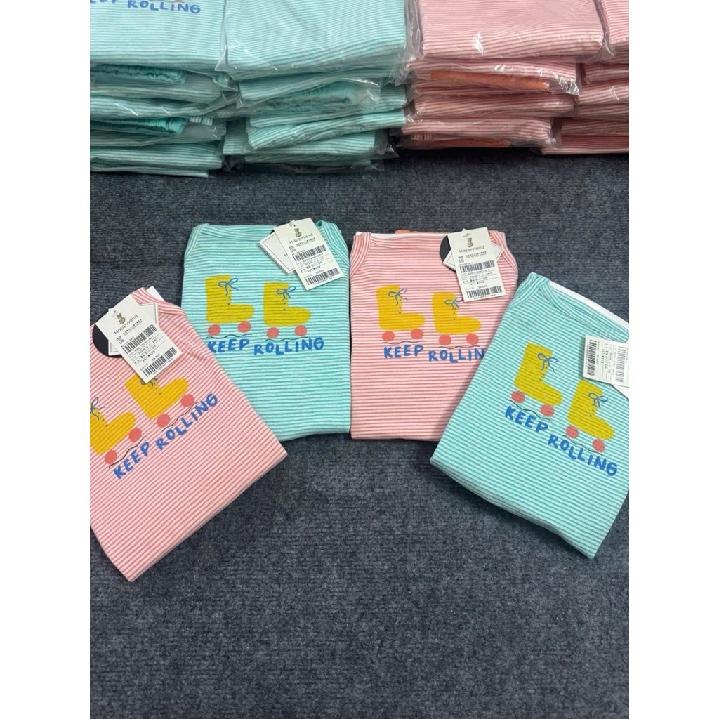 Bộ hai dây Happyland xuất Hàn fulltag giấy 90-120