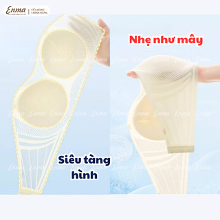 Áo lót nữ không dây ENMA nâng vòng 1 ôm quả chống trượt không tụt, dây đeo tháo rời BRA06