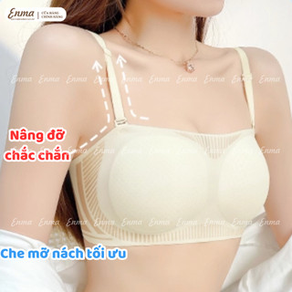Áo lót nữ không dây ENMA nâng vòng 1 ôm quả chống trượt không tụt, dây đeo tháo rời BRA06