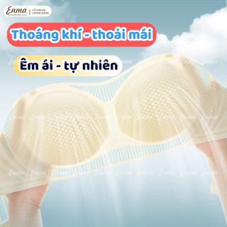 Áo lót nữ không dây ENMA nâng vòng 1 ôm quả chống trượt không tụt, dây đeo tháo rời BRA06