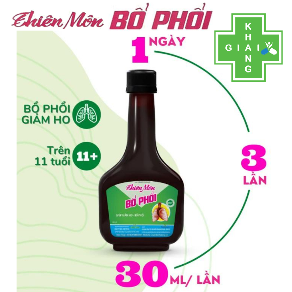 Thiên môn bổ phổi Bình Đông giải pháp an toàn cho người hay ho. Giúp ấm phổi, long đờm, giảm ho (Chai 280ml)
