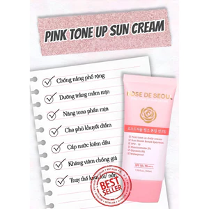Kem chống nắng rose de seoul pink tone up sun cream 50ml – hạn 2028 Hàn Quốc IS346