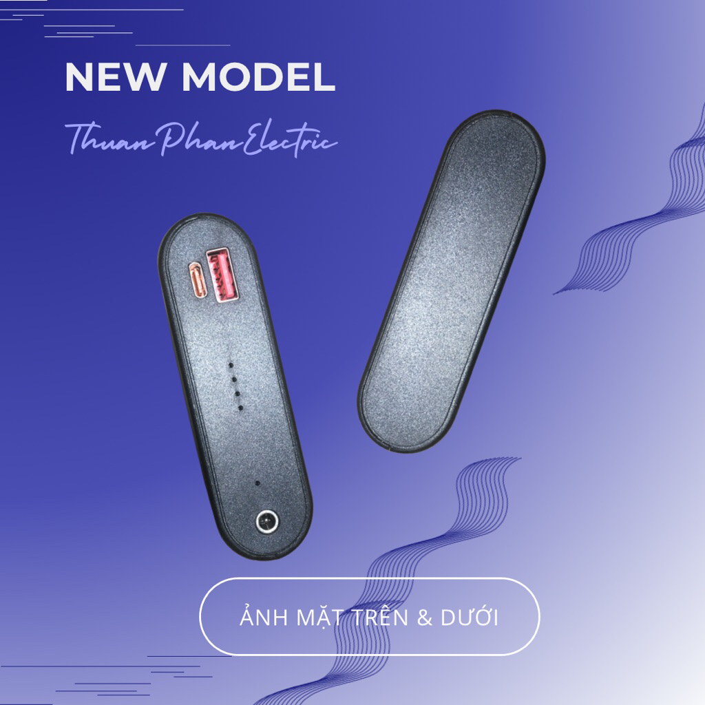 [Mẫumới] Pin áo điều hoà siêu gọn nhẹ, chạy 11-12h, độ bền > 5năm, đóng bằng 4cell 21700samsung48x