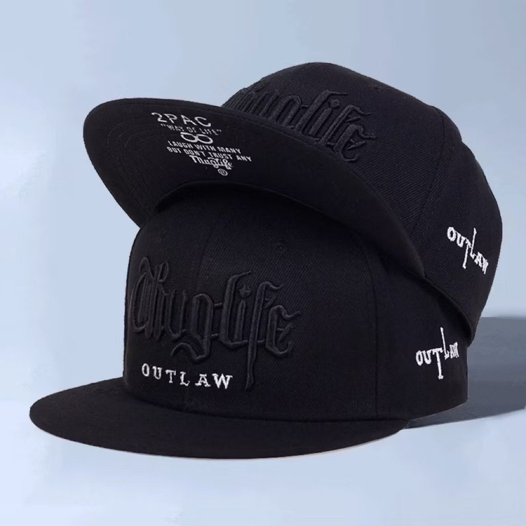 Mũ hiphop 2pac nam nữ - nón bóng thêu thuglife in kết dưới phối nhiều màu thời trang siêu ngầu