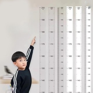 Thước Đo Dán Decal Trong Dán Tường 2m - Thước Đo Chiều Cao Có Bề Mặt Tự Dính, Có Thể Ghi Chú, Tháo Rời