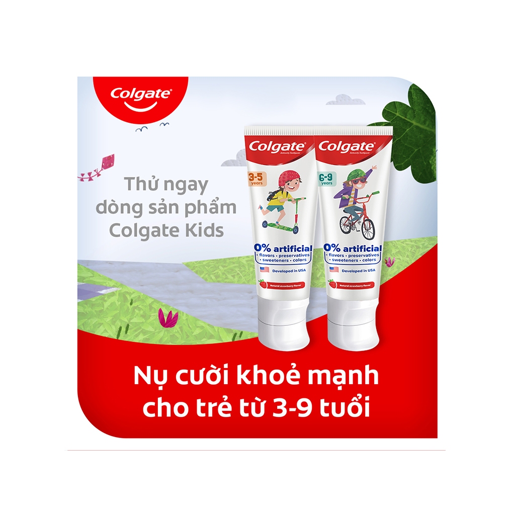 Kem đánh răng Colgate Kid Free From Cho Trẻ Em 3-5 Tuổi Và 6-9 Tuổi ...
