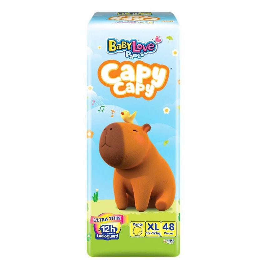 BỈM BABY LOVE CAPY CAPY size M56- L52-Xl 48- XXL44- XXXL34- XXXXL30 - 5XL26Khotomca