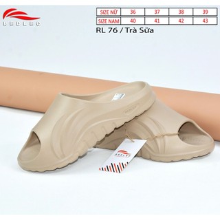 (Chính hãng) Dép REDLEO DRL-76 nam nữ đúc cao su EVA nguyên khối êm mềm nhẹ, không thấm nước