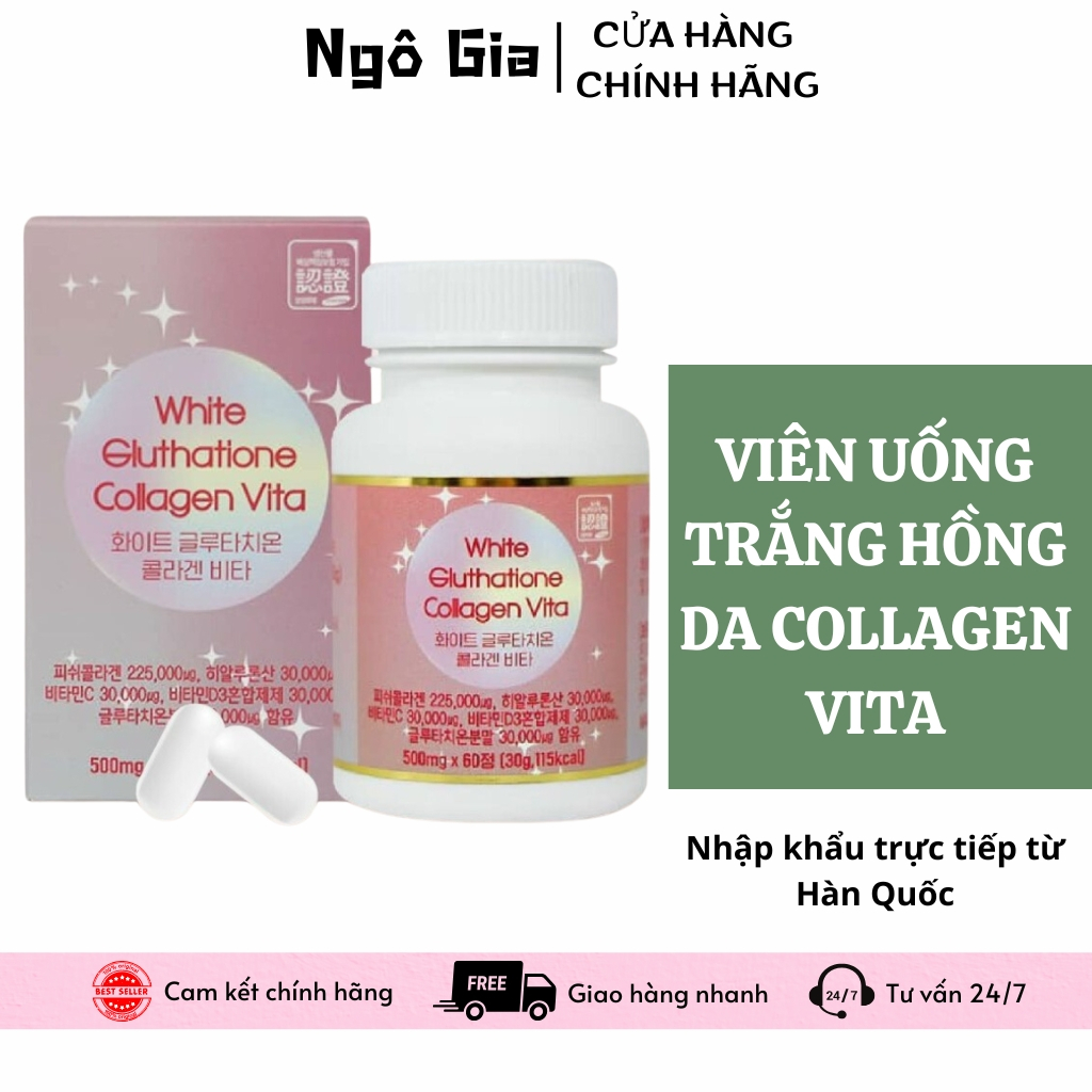 white glutathione collagen vita korea Buy MOUNTAINOR Liposomal Glutathione Tablets for Glowing, Whitening &  Brightening Clear Skin with Vit C Online main image 1