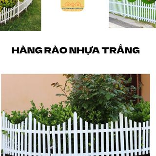 Hàng Rào Ghép Nhựa Trang Trí Sân Vườn, Bồn Hoa – Kích Thước 60x33, 72x42, 80x52 – Che Chắn Vườn Cây