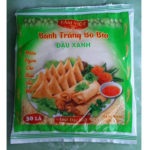 Bánh Tráng Cuốn Bò Bía 30 Lá – Vỏ Mỏng, Không Rách