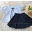 Áo babydoll kẻ sọc siêu đẹp cho bé gái