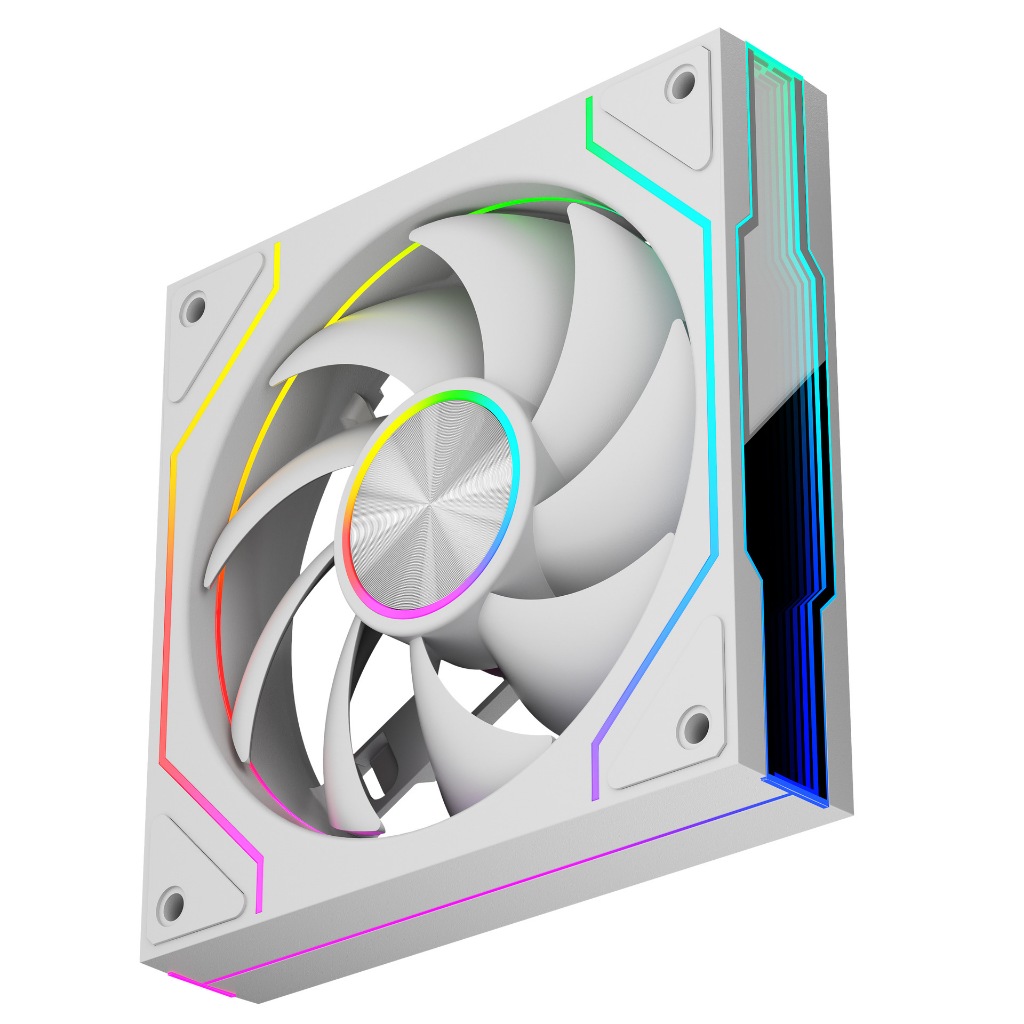 Quạt Tản Nhiệt, Fan Case 12cm Vô Cực 9Pro LED ARGB (4Pin PWM) & Bộ HUB Điều Khiển | BigBuy360 - bigbuy360.vn