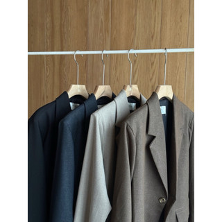 Áo blazer lai vuông form rộng Ma Vie