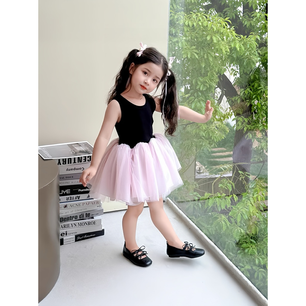 [THIẾT KẾ] Váy nhiều tầng màu hồng xinh xắn cho bé gái 8-18kg