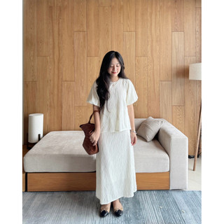 Rina set - Set áo tay bồng chân váy dài Ma Vie