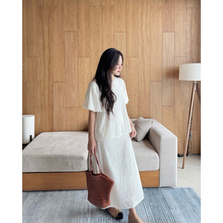 Rina set - Set áo tay bồng chân váy dài Ma Vie