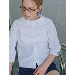 Le rouge | Sonoko top Áo sơ mi tay lửng cổ sen