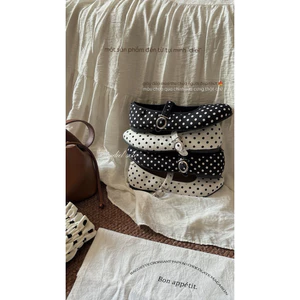 Bee Dotted – Giày Búp Bê Chấm Bi Quai Cài Mary Jane Vintage by díel sóle [tăng size]