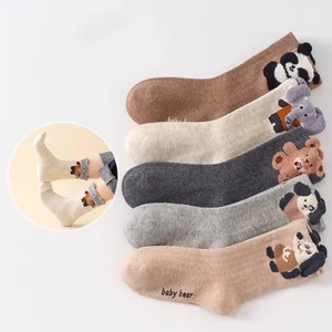 vớ cho bé.Tất bé trai bé gái hình gấu – panda – voi siêu đáng yêu, chất cotton co giãn thoải mái