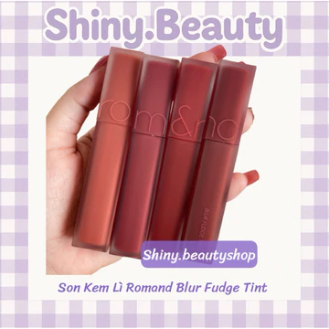 Son Kem Lì Romand Blur Fudge Tint Mịn Mờ Lì Hàn Quốc Full Màu