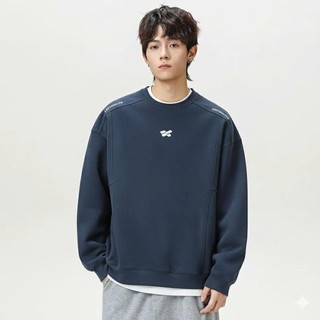 Áo Sweater Unisex Thêu Vai Ngực Chất Vải Nỉ 2 Da Cao Cấp GUDOMAN S10 Áo Tay Dài Thu Đông 2025