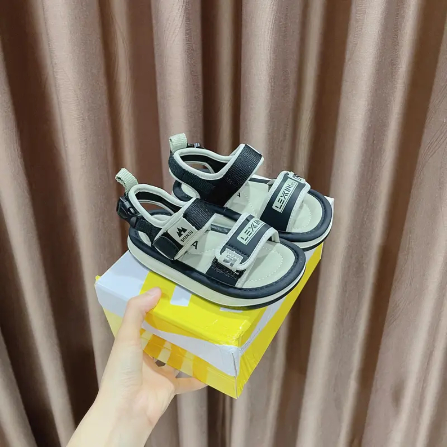 [M118] Dép Sandal Bé Trai Bé Gái Quai Ngang Đơn Giản Đi Học, Năng Động, Khỏe Khoắn Tự Tin Cho Bé TH Kids