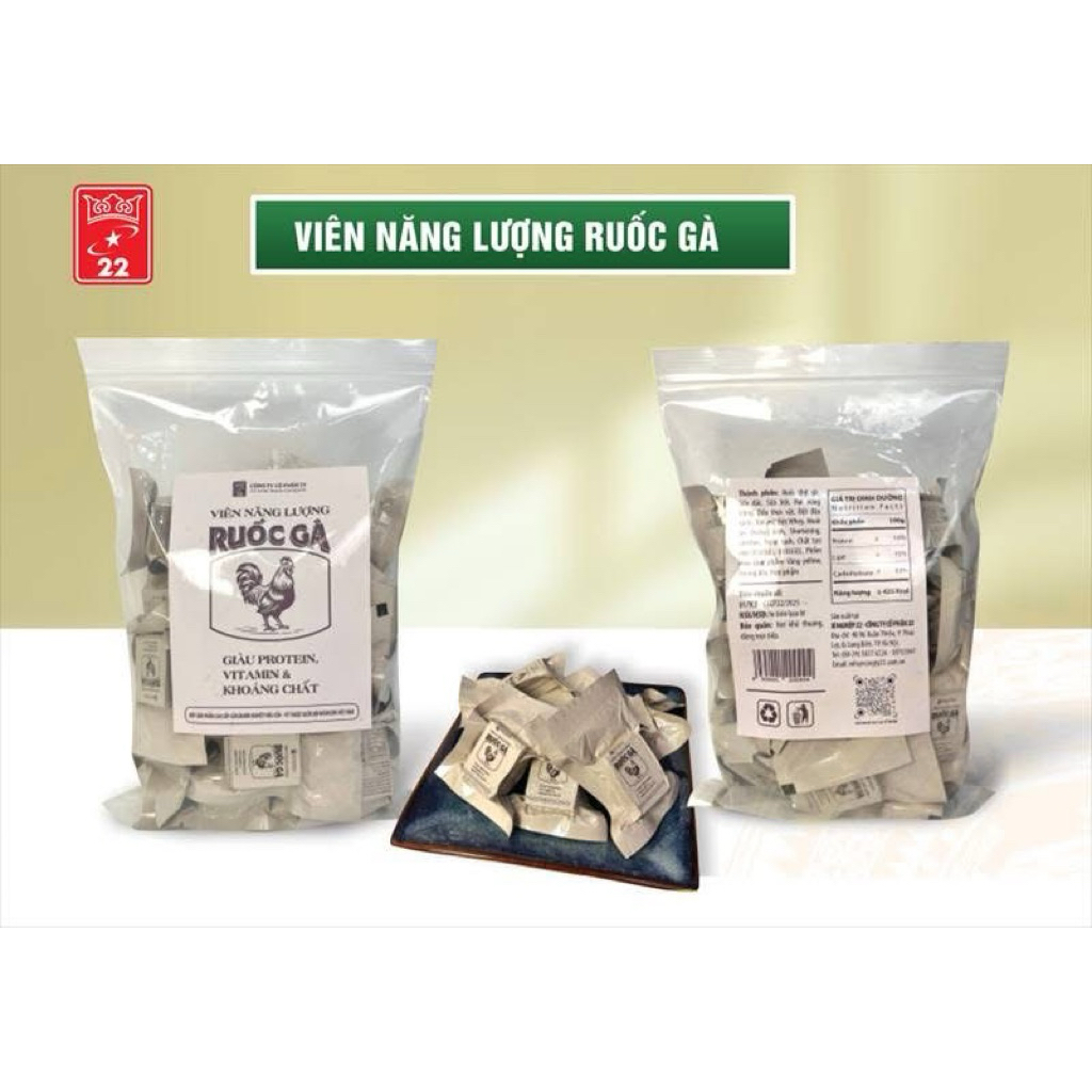 Lương khô quân đội - Viên năng lượng ruốc gà túi zip 300gr